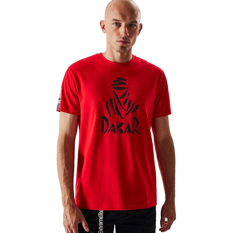 T-shirt DAKAR Sport czerwony wyprzedaż