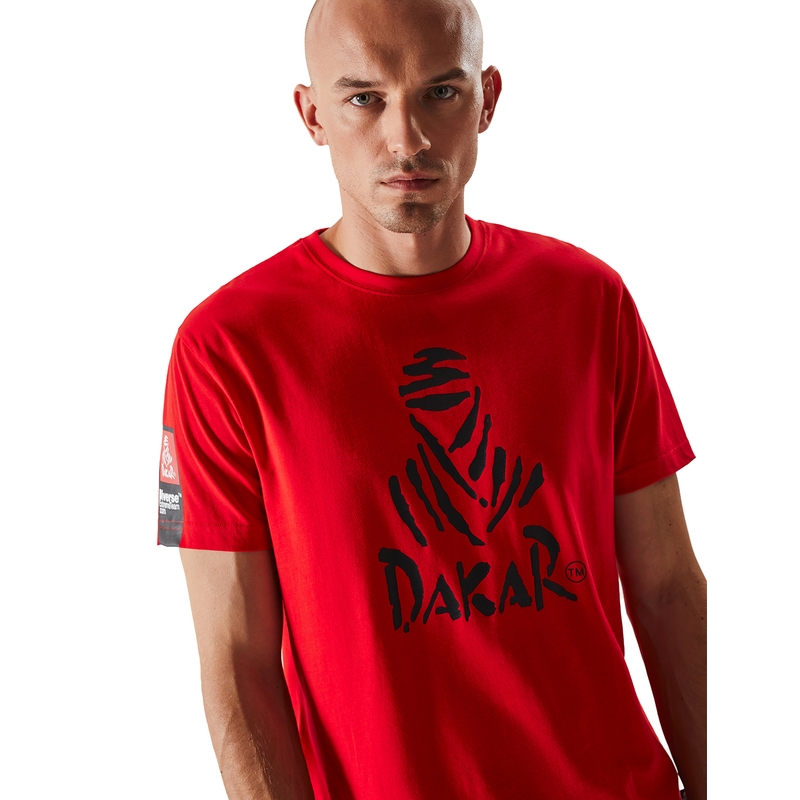 T-shirt DAKAR Sport czerwony wyprzedaż