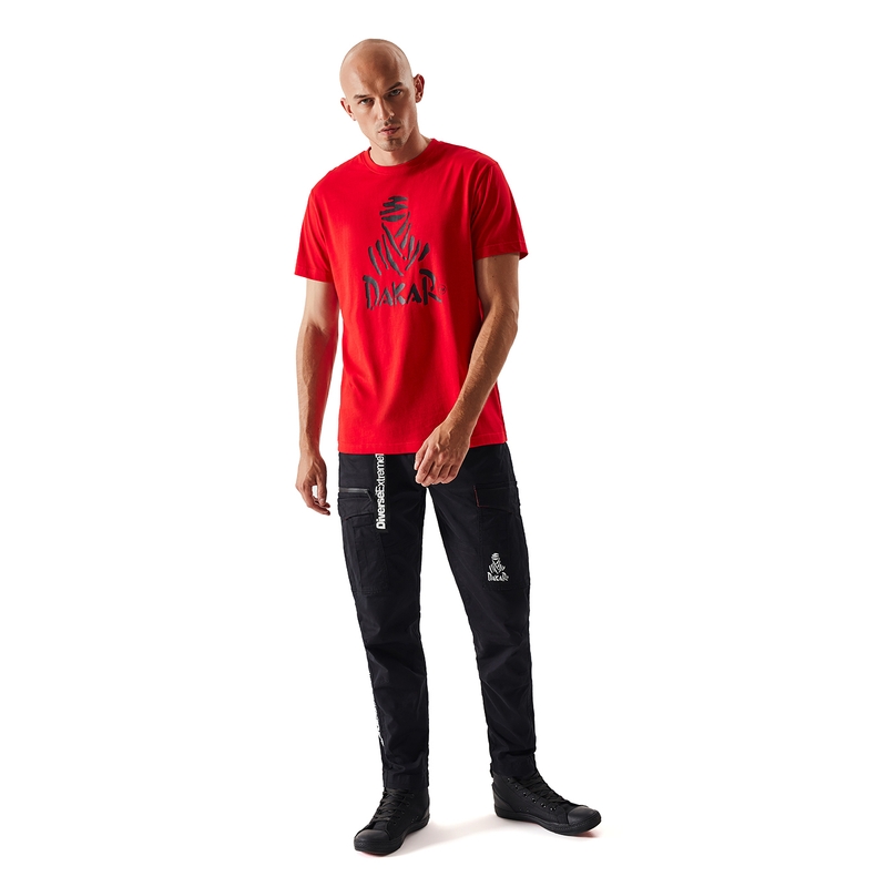 T-shirt DAKAR Sport czerwony wyprzedaż