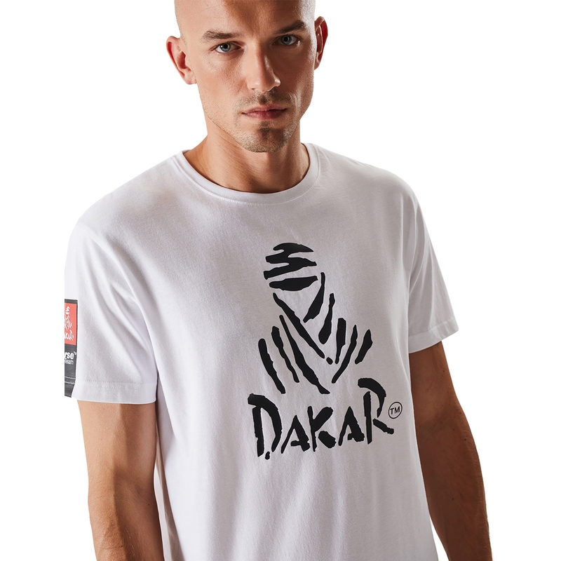 T-shirt DAKAR Sport biały