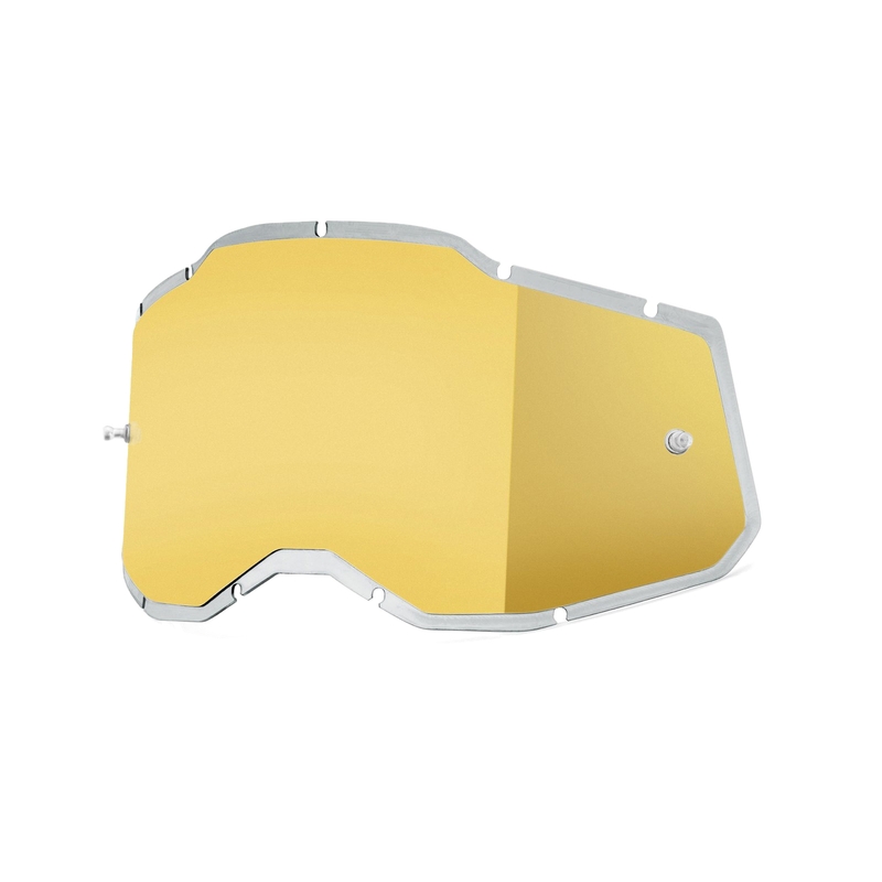 Plexi 100% Injected Racecraft 2/Accuri 2/Strata 2 złote lusterko (Anti-fog)