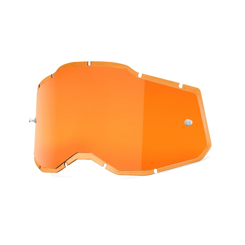 Plexi 100% Injected Racecraft 2/Accuri 2/Strata 2 orange mirrored (Anti-fog)