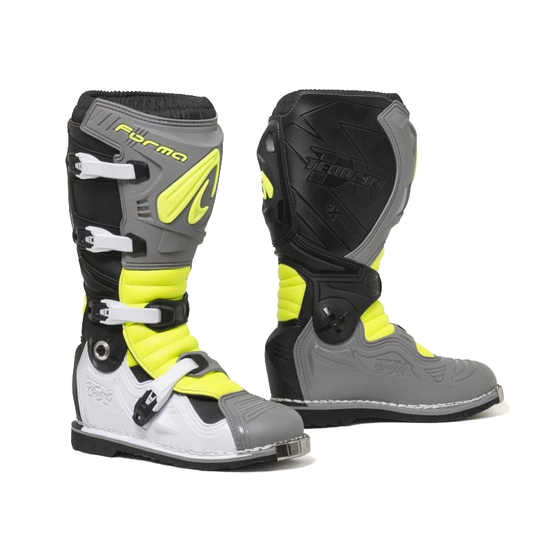 Forma Terrain Evolution TX buty motocyklowe szaro-biało-fluo żółte