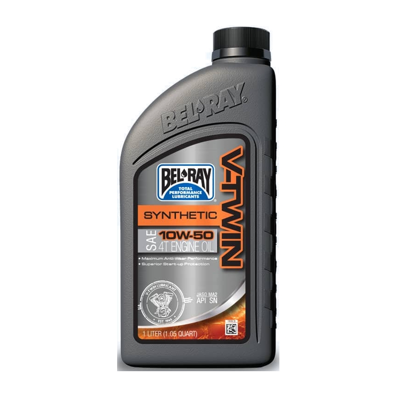 Engine oil Bel-Ray V-TWIN SYNTHETIC 10W-50 1 l