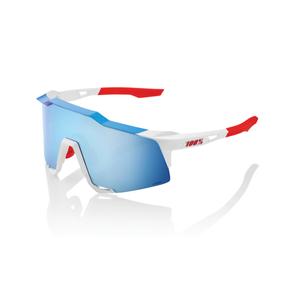 Okulary przeciwsłoneczne 100% SPEEDCRAFT TotalEnergies Team czerwono-biało-niebieskie (niebieskie szkła HIPER)