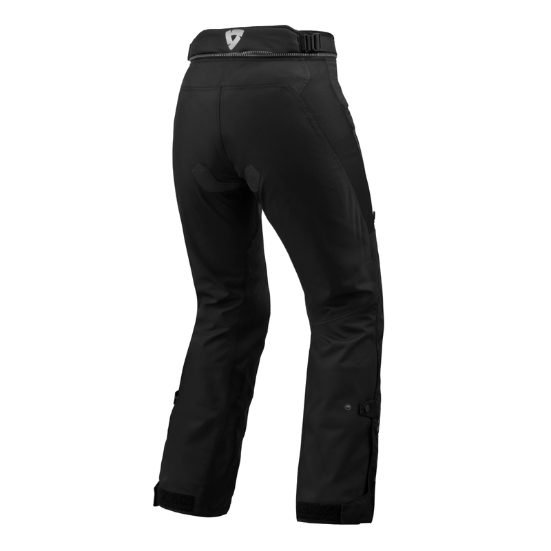 Damskie spodnie motocyklowe Revit Horizon 3 H2O Black Cropped