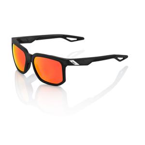 Okulary przeciwsłoneczne 100% CENTRIC Matte Crystal Black black (czerwone soczewki)