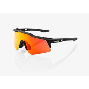 Okulary przeciwsłoneczne 100% SPEEDCRAFT XS czarne (czerwone szkła)