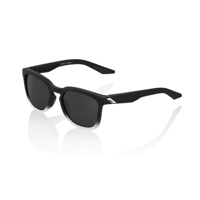 100% okulary przeciwsłoneczne HUDSON Soft Tact Fade Black (czarne soczewki)
