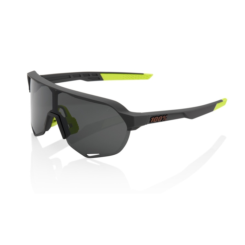 Okulary przeciwsłoneczne 100% S2 Soft Tact Cool Grey (szkło przydymione)