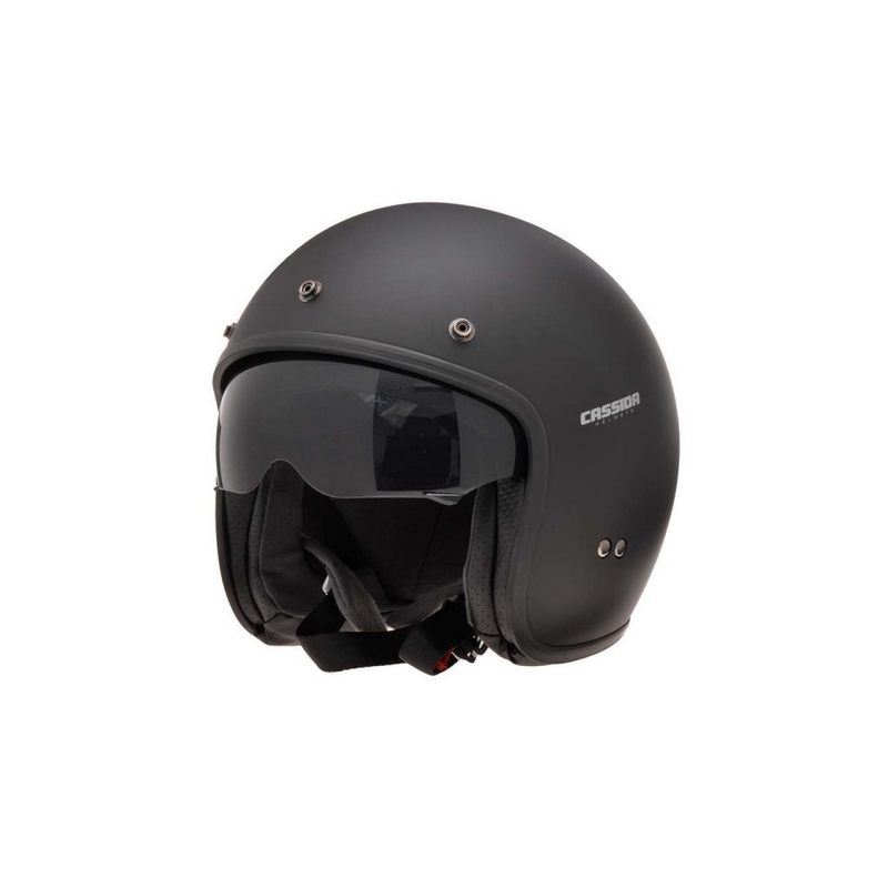 Kask motocyklowy otwarty Cassida Oxygen matte black outlet wyprzedaż