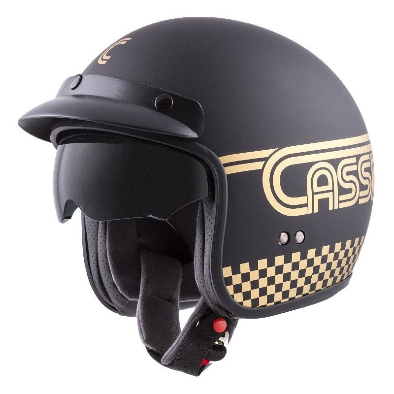 Kask motocyklowy otwarty Cassida Oxygen Rondo gold outlet wyprzedaż