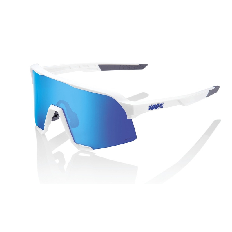 Okulary przeciwsłoneczne 100% S3 Matte White white (szkło niebieskie HIPER)