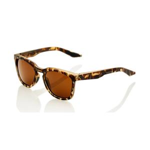 Okulary przeciwsłoneczne 100% HUDSON Soft Tact Havana brown (brązowe soczewki)