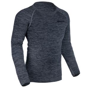 Oxford Advanced Base Layer Black-Grey Thermal T-Shirt - Long Sleeve