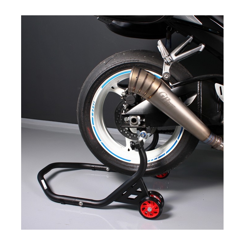 Zestaw stojaków motocyklowych R-TOOL EVO (przód + tył z kołami)