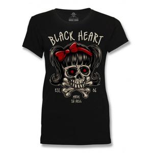 T-shirt damski Black Heart Sandy czarny