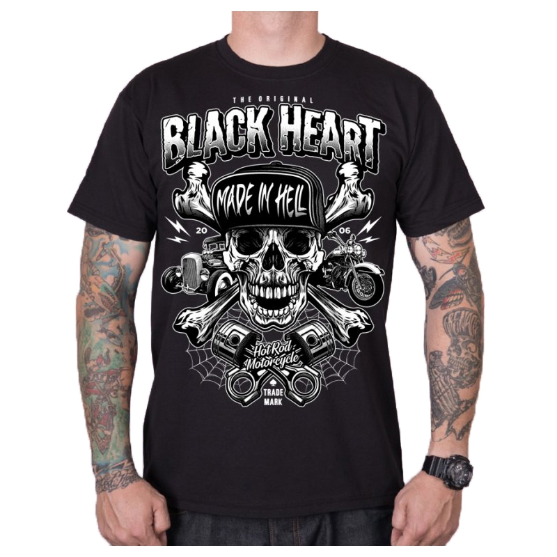 Męska koszulka Black Heart Sinner czarna