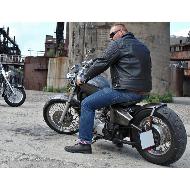 Skórzana kurtka motocyklowa RSA Old School - II. jakość