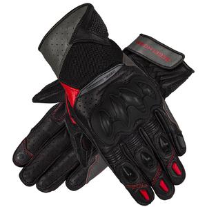 Damskie rękawice motocyklowe Rebelhorn Flux II czerwono-czarne