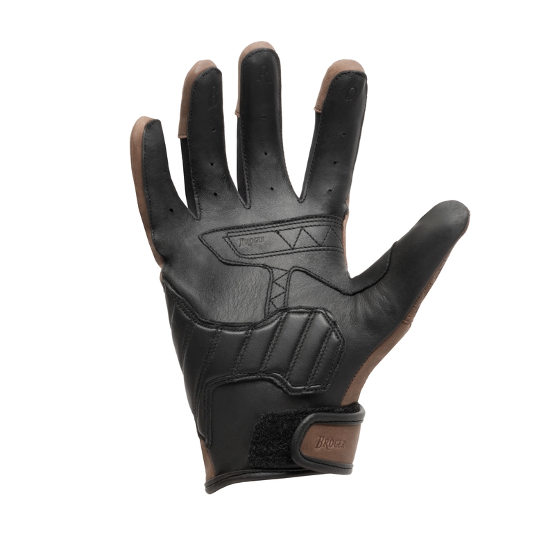 Rękawice motocyklowe BROGER California Vintage Brown wyprzedaż