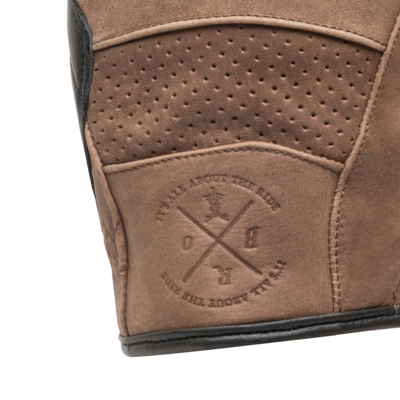 Rękawice motocyklowe BROGER California Vintage Brown wyprzedaż