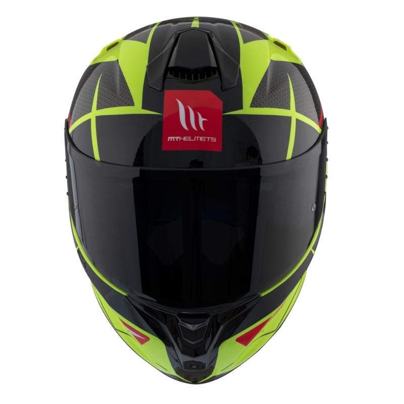 MT Targo Pro Podium fluo yellow-red-black integralny kask motocyklowy. wyprzedaż