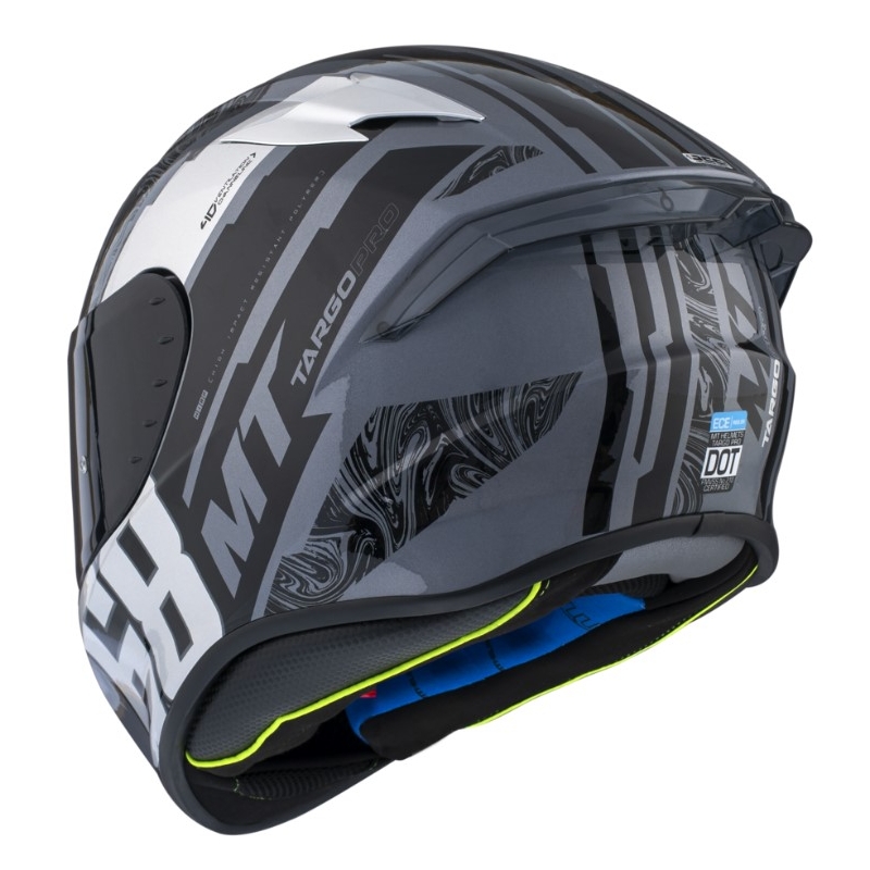 MT Targo Pro Welcome szary integralny kask motocyklowy