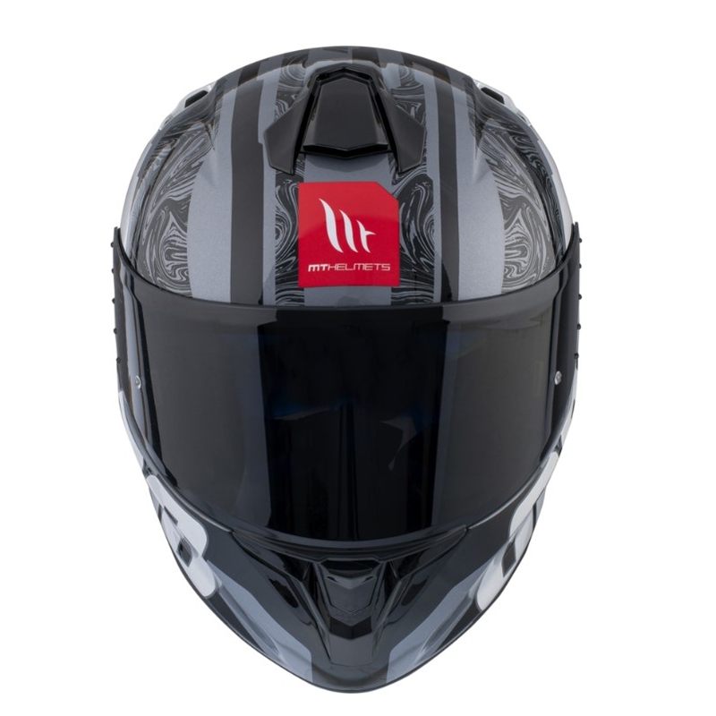 MT Targo Pro Welcome szary integralny kask motocyklowy