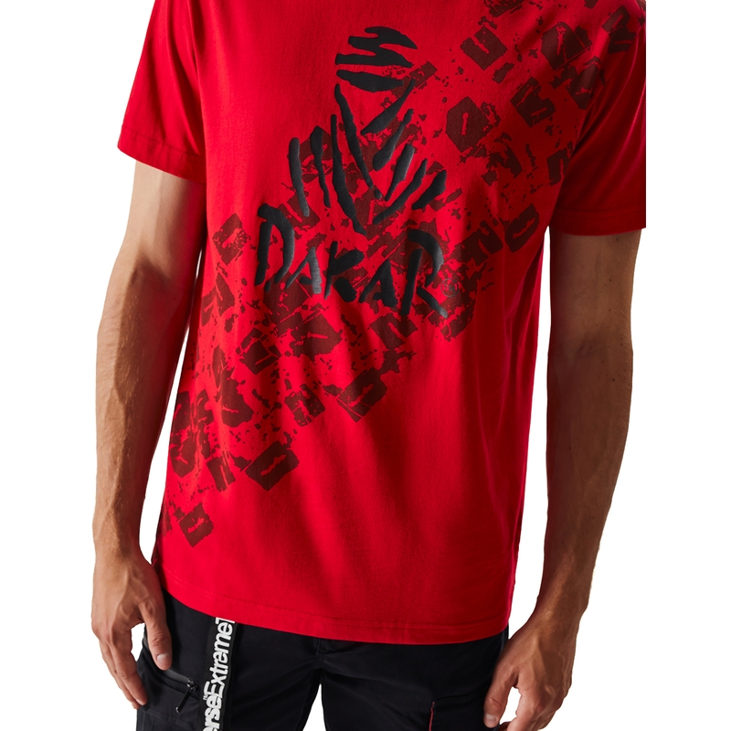 T-shirt DAKAR DKR 0322 czerwony