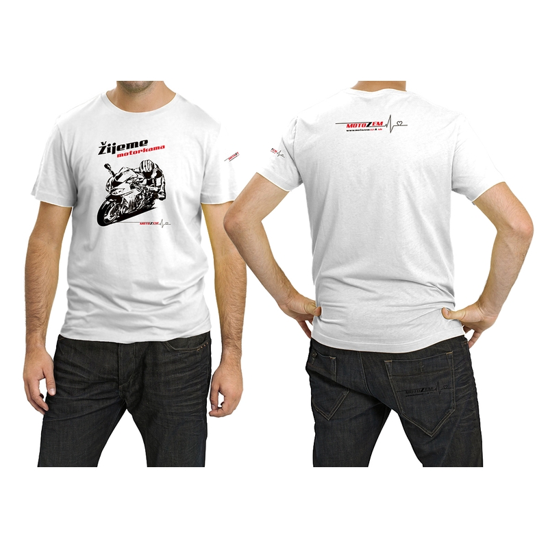 Koszulka MotoZem žijeme motorkama supersport