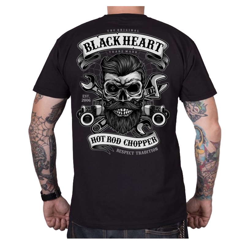Koszulka męska Black Heart Respect Tradition