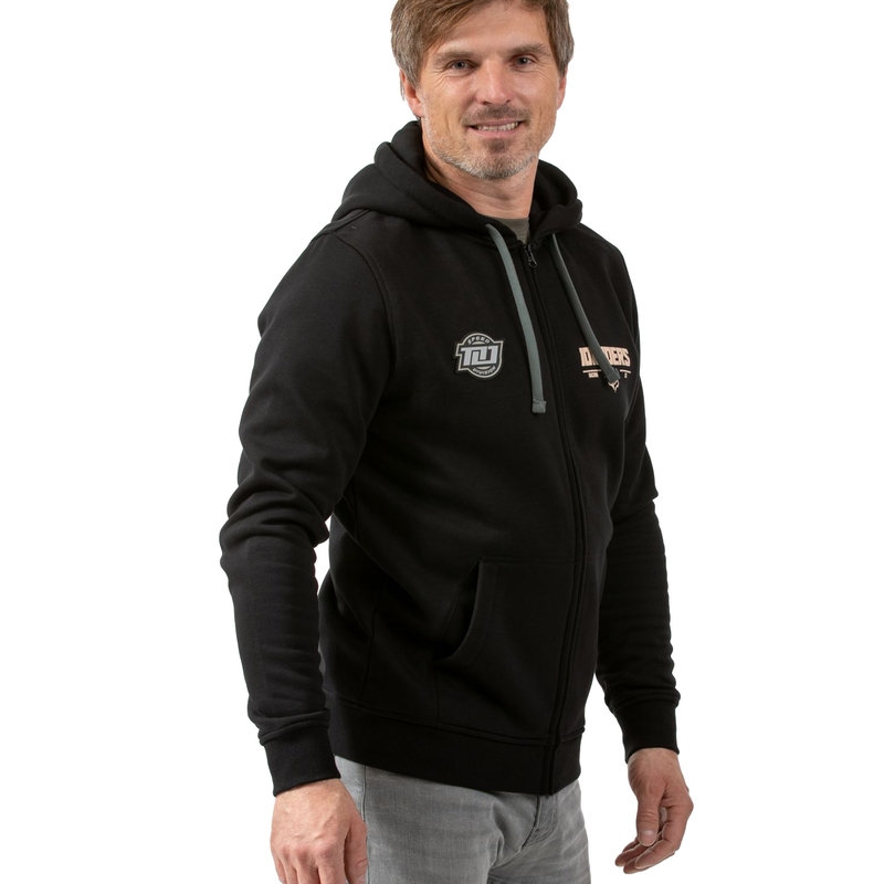 Hoodie 101 Riders Force Zip Black wyprzedaż