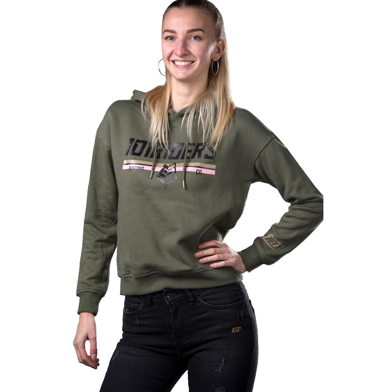 Damski kaptur 101 Riders Fly Hood ciemnozielony wyprzedaż