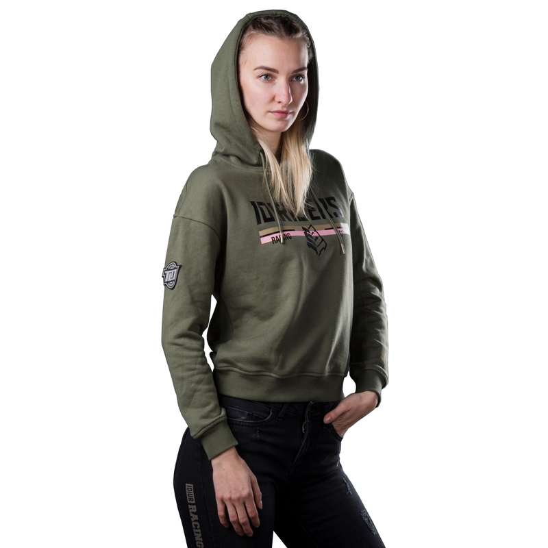 Damski kaptur 101 Riders Fly Hood ciemnozielony wyprzedaż