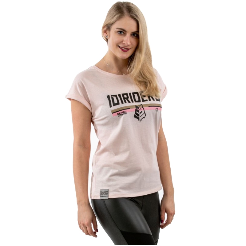 Damski 101 Riders Loose Fly Pink T-Shirt wyprzedaż