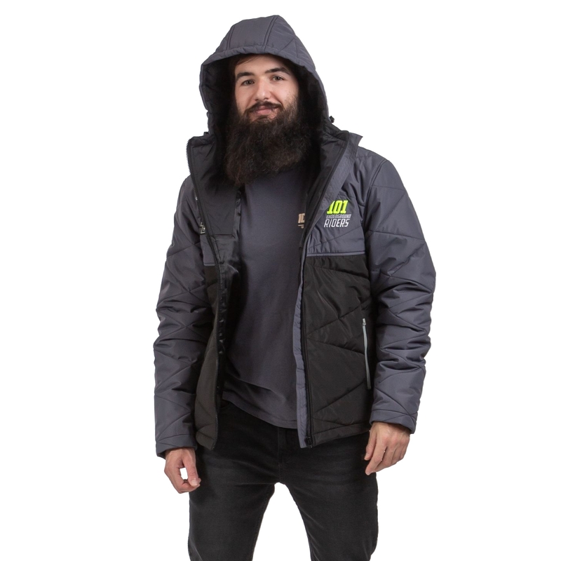 101 Riders Defrost Jacket black-grey wyprzedaż