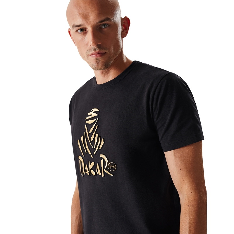 T-shirt DAKAR VIP Embo czarny