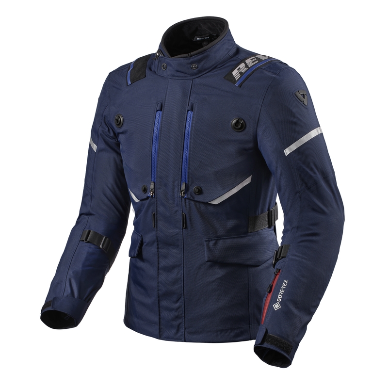 Kurtka motocyklowa Revit Vertical GTX ciemnoniebieska