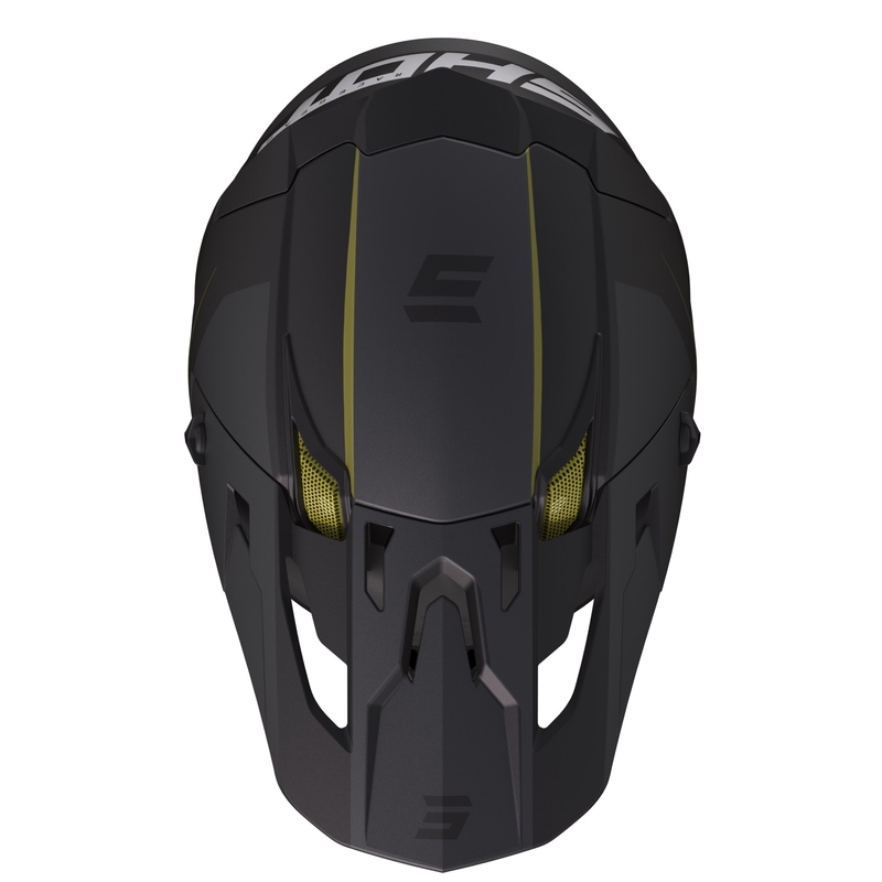 Kask motocrossowy Shot Core Comp czarno-złoty