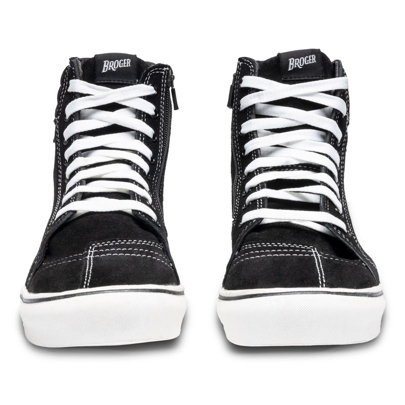 Buty motocyklowe BROGER California czarno-białe