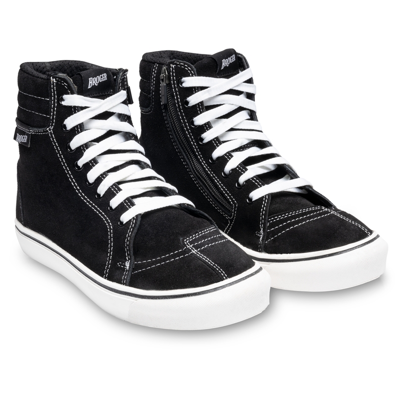 Buty motocyklowe BROGER California czarno-białe