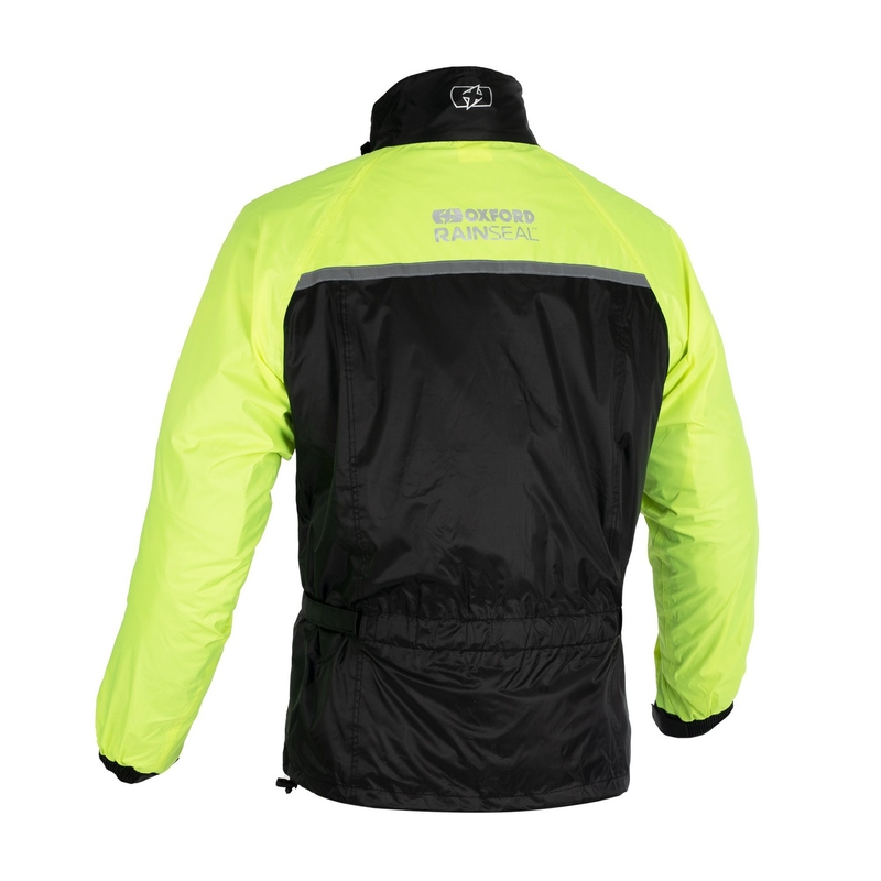 Kurtka przeciwdeszczowa Oxford Rain Seal 22 czarna-fluo żółta