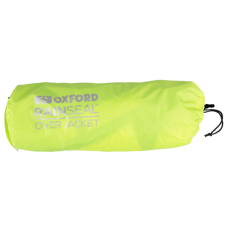 Kurtka przeciwdeszczowa Oxford Rain Seal 22 czarna-fluo żółta