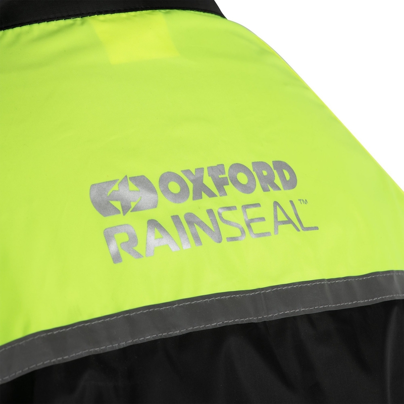Kurtka przeciwdeszczowa Oxford Rain Seal 22 czarna-fluo żółta