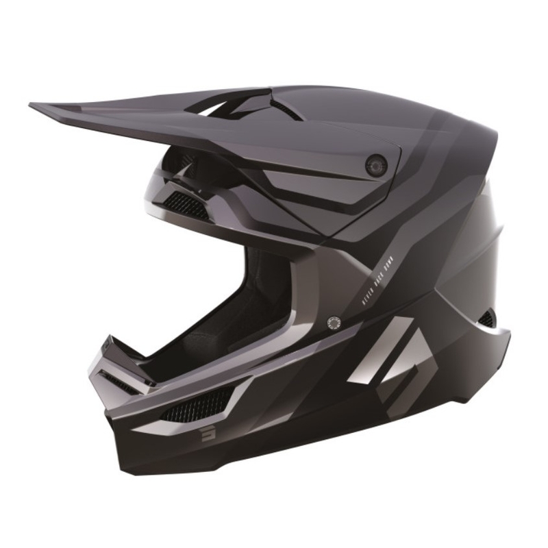 Kask motocrossowy Shot Race Sky szary