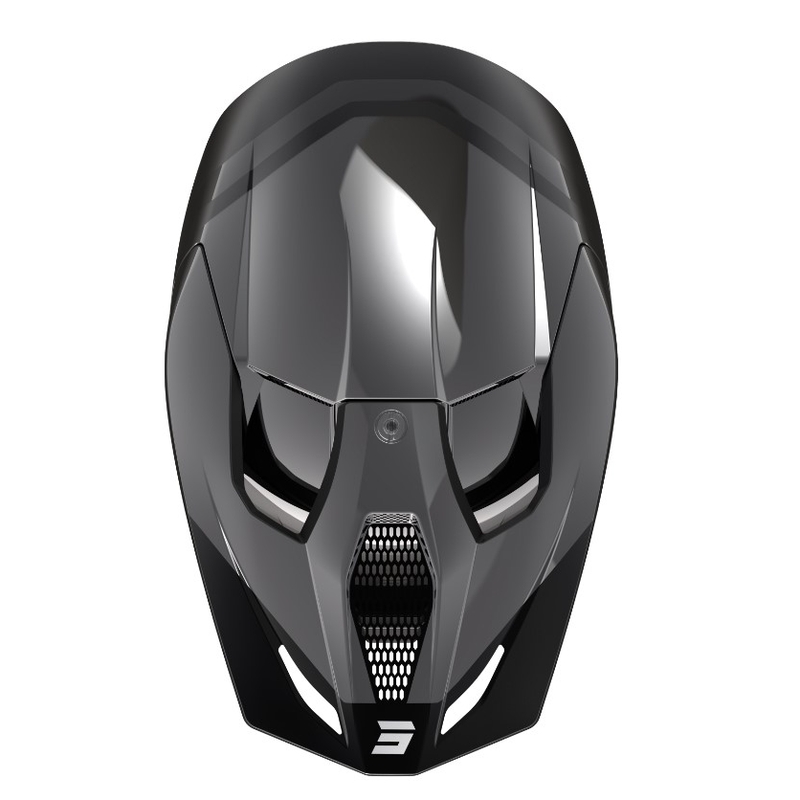 Kask motocrossowy Shot Race Sky szary
