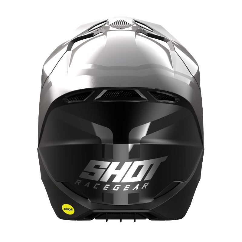 Kask motocrossowy Shot Race Sky szary