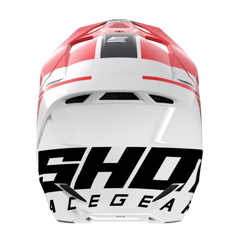 Kask Motocrossowy Shot Furious Scope czarny-biały-czerwony