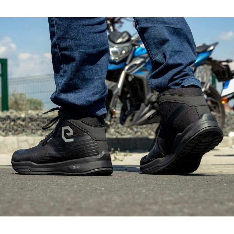 Czarne buty motocyklowe Eleveit Town WP